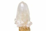 Cave Calcite Stalactite w/ Fluorescent Calcite Scepter - China #223525-2